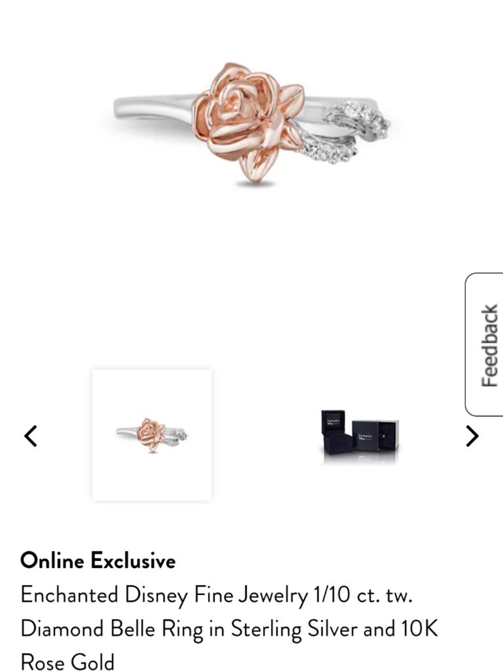 disney womens ring